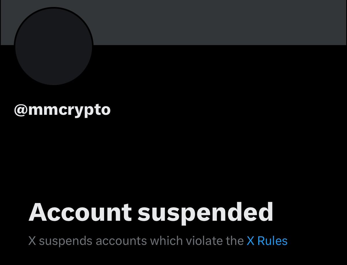🚨 EMERGENCY 🚨 

The <a href="/MMCrypto/">MMCrypto</a> account got suspended for NO REASON!

Please like &amp; share to have <a href="/X/">X</a> @support fix this! 👇