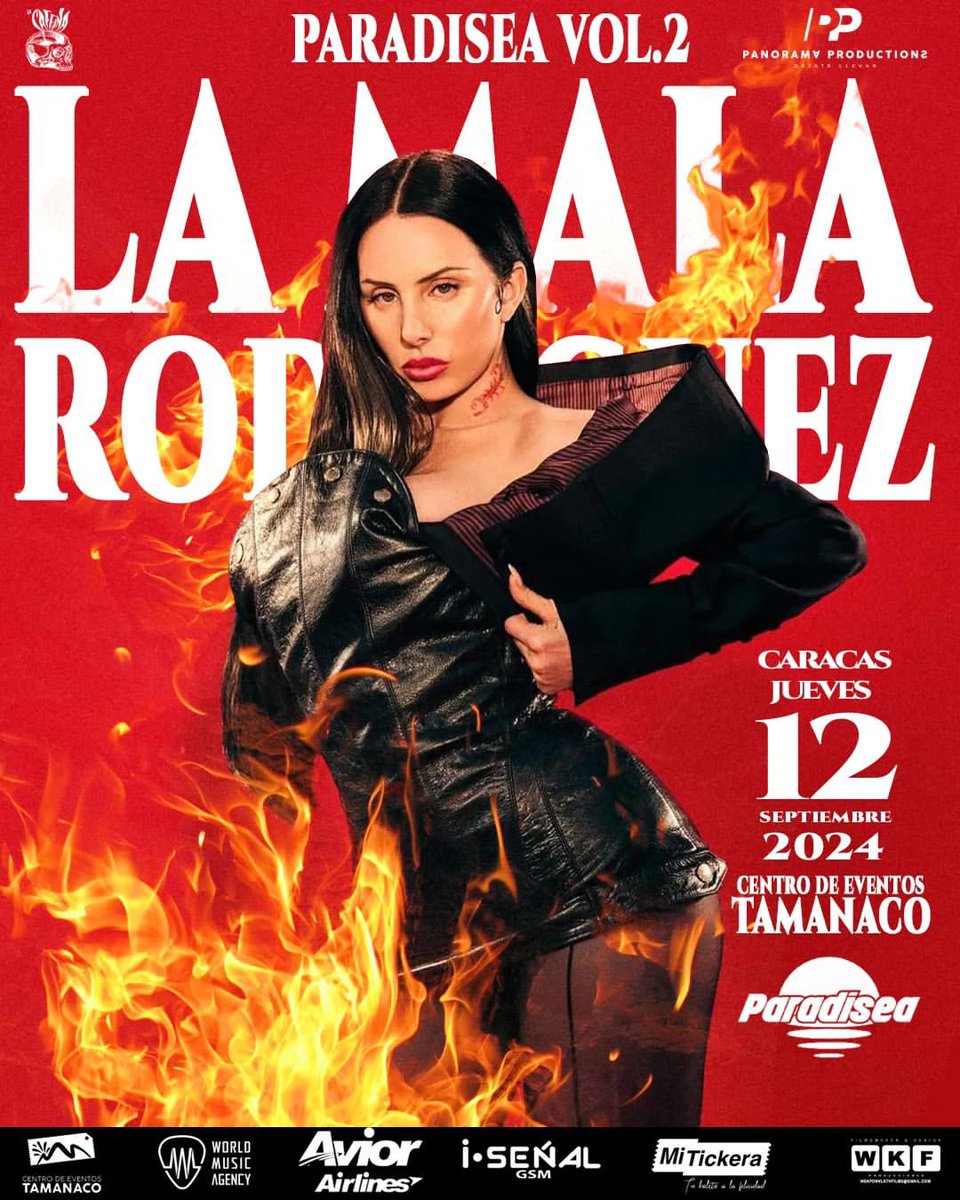 ConcertsMusicVe's tweet photo. La rapera andaluza @malarodriguez y el grupo jamaiquino con armonía reggae Israel Vibration &amp; The Roots Radics exportarán sus sonidos a “Paradisea Vol.2” en Caracas. Venta de boletos: General ($45) y VIP ($90) por @mitickera 🇪🇸🇯🇲

🗓️ 12 de Septiembre
📍 Centro de Eventos Tamanaco https://t.co/fpEI7kvS5x