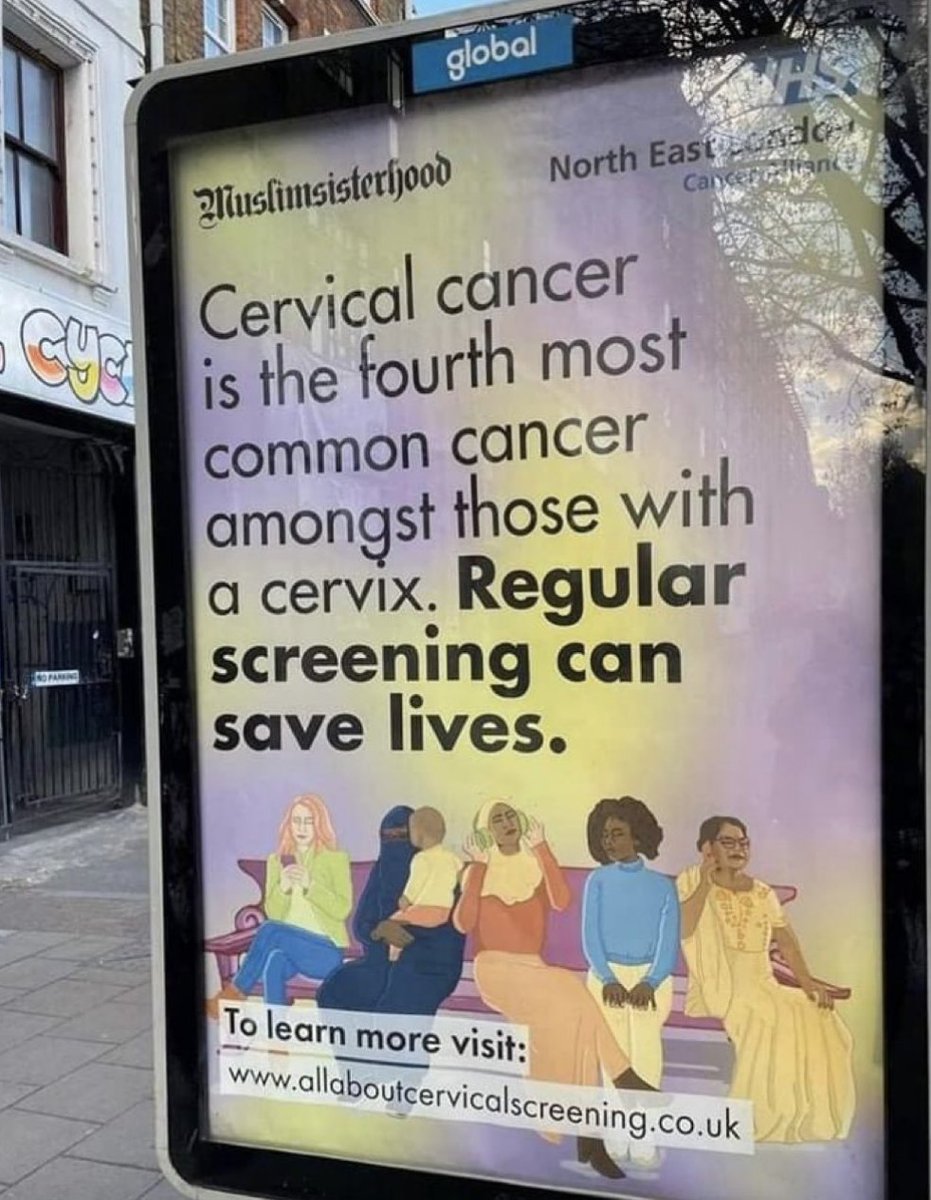 "El cáncer de cuello uterino es el cuarto tipo de cáncer más común entre quienes tienen cuello uterino. Las revisiones periódicas pueden salvar vidas".
Imagina una campaña de Sanidad dirigida a mujeres que no se atreve a mencionarlas. Aunque les vaya la vida en que se den, o no,