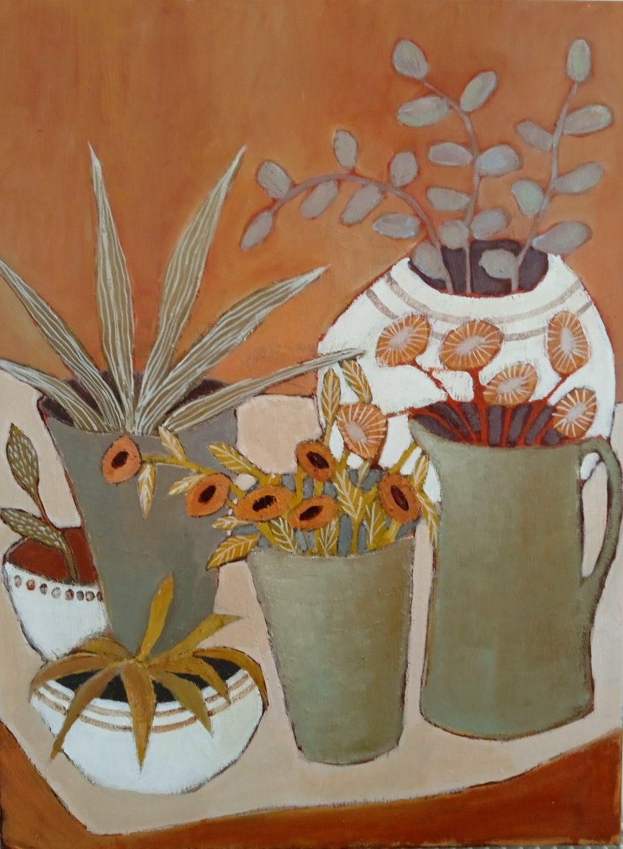 'Eucalyptus' mixed media on canvas
46cm x 61cm x 1.5cm thelakegallery.co.uk/artists/fiona-…

One of my paintings in the 'Inner Beauty' exhibition @thelakegallery