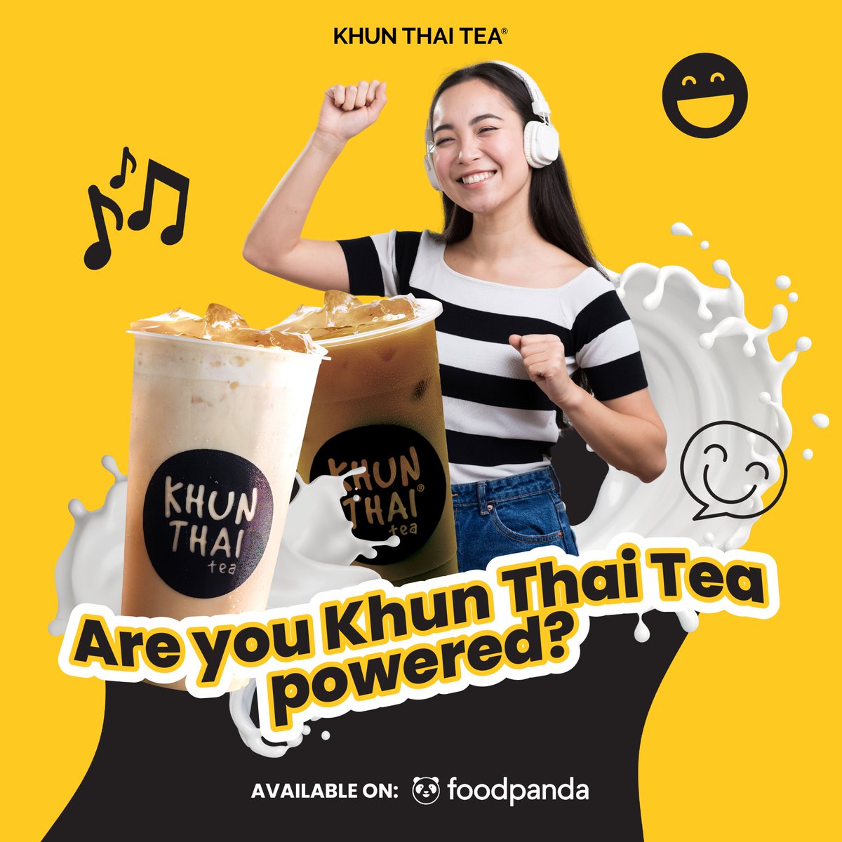 khunthaitea1's tweet photo. Side effects of Khun Thai Tea may include increased productivity, happiness, and an irresistible urge to sing along to your favorite tunes. Are you experiencing these symptoms? ✅

#khunthaiteaphilippines #khunthaitea #foodieph https://t.co/rfT7ZEte2z