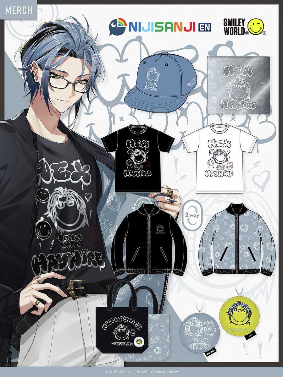 NIJISANJI_EN × SmileyWorld merch intro - 1】 SmileyWorld