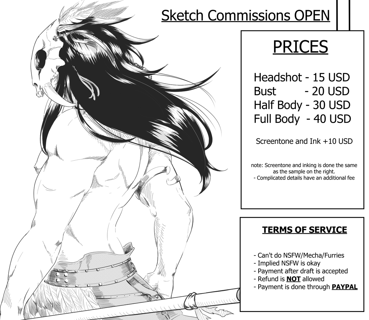 I accidentally deleted my Commission post kalsjhfsdf
But yeah I'm opening commissions again for July to September with unlimited slots! o wo/
Contact me through email (lycoperdonarts@gmail.com) or DMs!