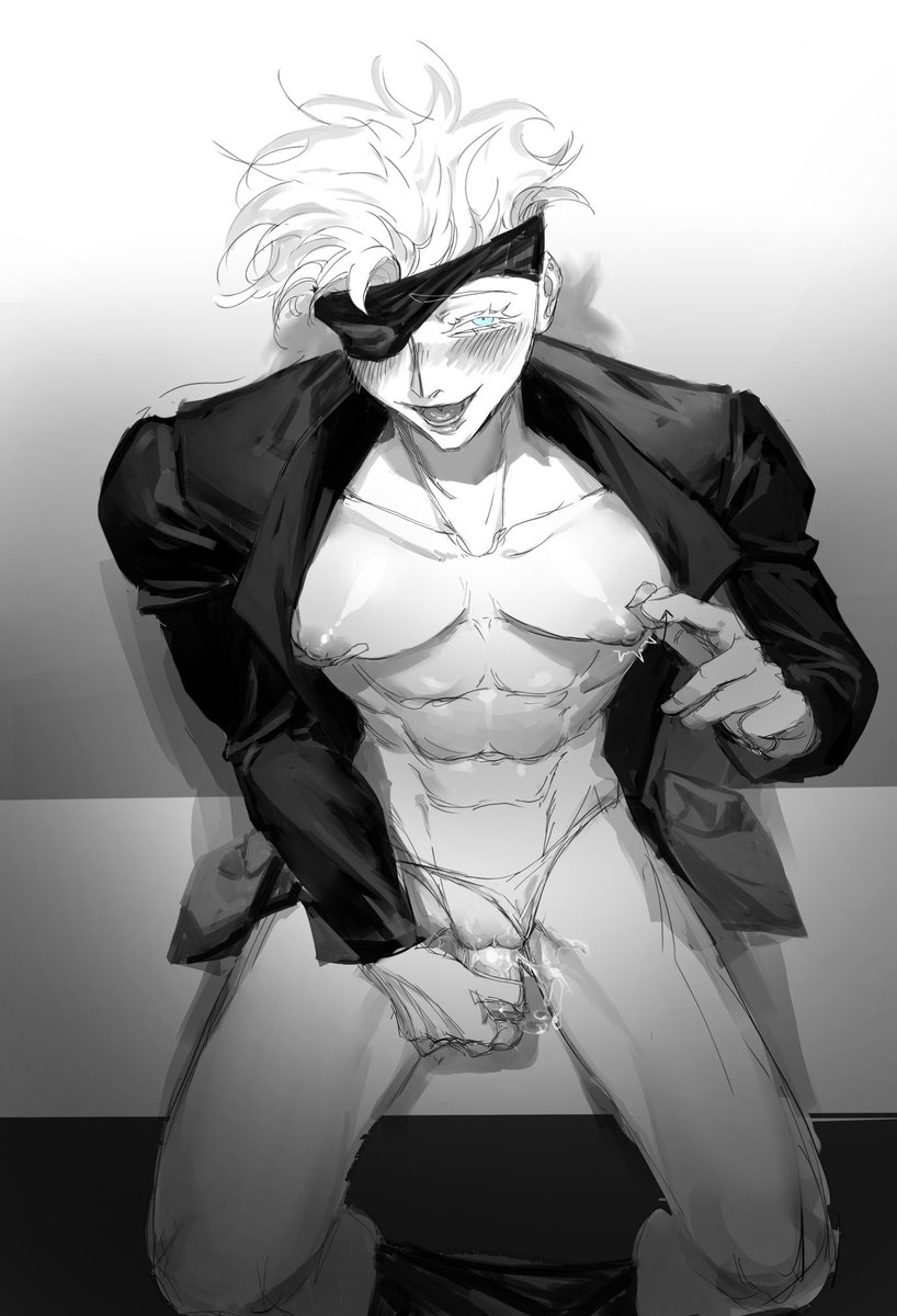 xyu909661's tweet photo. what’s under the jacket
!cuntboy
#五条悟 https://t.co/ZSqpEAWV6m