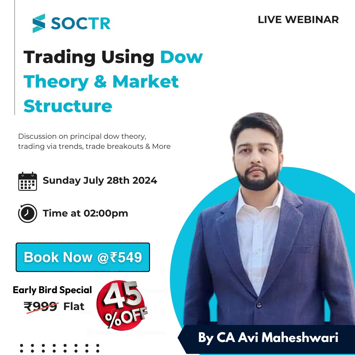 MySoctr's tweet photo. 📊 Ready to level up your trading? Join our Dow Theory webinar! 

🗓️ Register here: https://t.co/fdpy0lsQ5z

For More #Updates visit https://t.co/VWREpVZEV9 and "follow"
@Mysoctr

#TradingEducation #Webinar #Dowtheory #MarketTrends #StockMarkets #Nifty #BankNifty #FinNifty #NiftyMidcap #NiftySmallCap #nifty50 #Investing #BreakoutStocks #StocksInFocus #StocksToWatch #StocksToBuy #StocksToTrade #StockMarket #trading #stockmarkets #Nse #Nseindia #Sensex #CrudeOil #JibunBank #SnPGlobal #Mscieafe #10YrTreasuryYield #BrentCrude #Bonds #Nifty #Russell2000 #SnPMidCap200 #Snp500 #BnkNifty #FinNifty