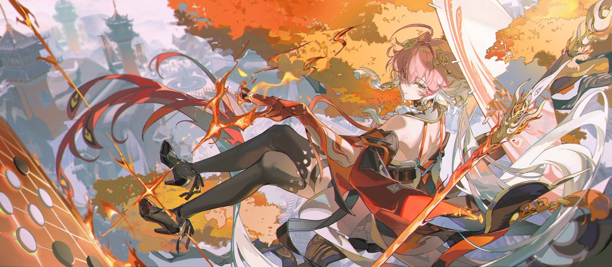 Z3zz4's tweet photo. Changli | Vermillion's Ploy.
#WutheringWaves  #WuWafanart https://t.co/awJ1ji3UXg