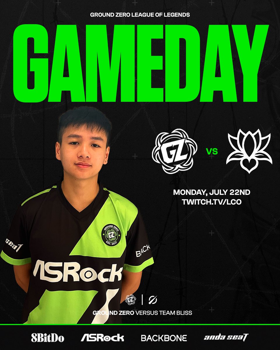 Ground Zero (@groundzerooce) on Twitter photo 🚨LCO GRAND FINALS DAY🚨
Let’s add a second star to the badge tonight⭐️⭐️
🆚 <a href="/TeamBliss_ES/">Team Bliss</a>
📺 twitch.tv/LCO
⏰ 6pm AEST
#GZLoL | #GZPZ 🚨LCO GRAND FINALS DAY🚨
Let’s add a second star to the badge tonight⭐️⭐️
🆚 <a href="/TeamBliss_ES/">Team Bliss</a>
📺 twitch.tv/LCO
⏰ 6pm AEST
#GZLoL | #GZPZ