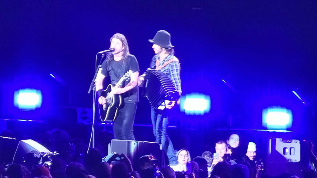 Apparently <a href="/foofighters/">Foo Fighters</a> can book gigs in Connemara because they have an accordion in the band, at least that's my understanding from the <a href="/sawdoctors/">The Saw Doctors</a> .