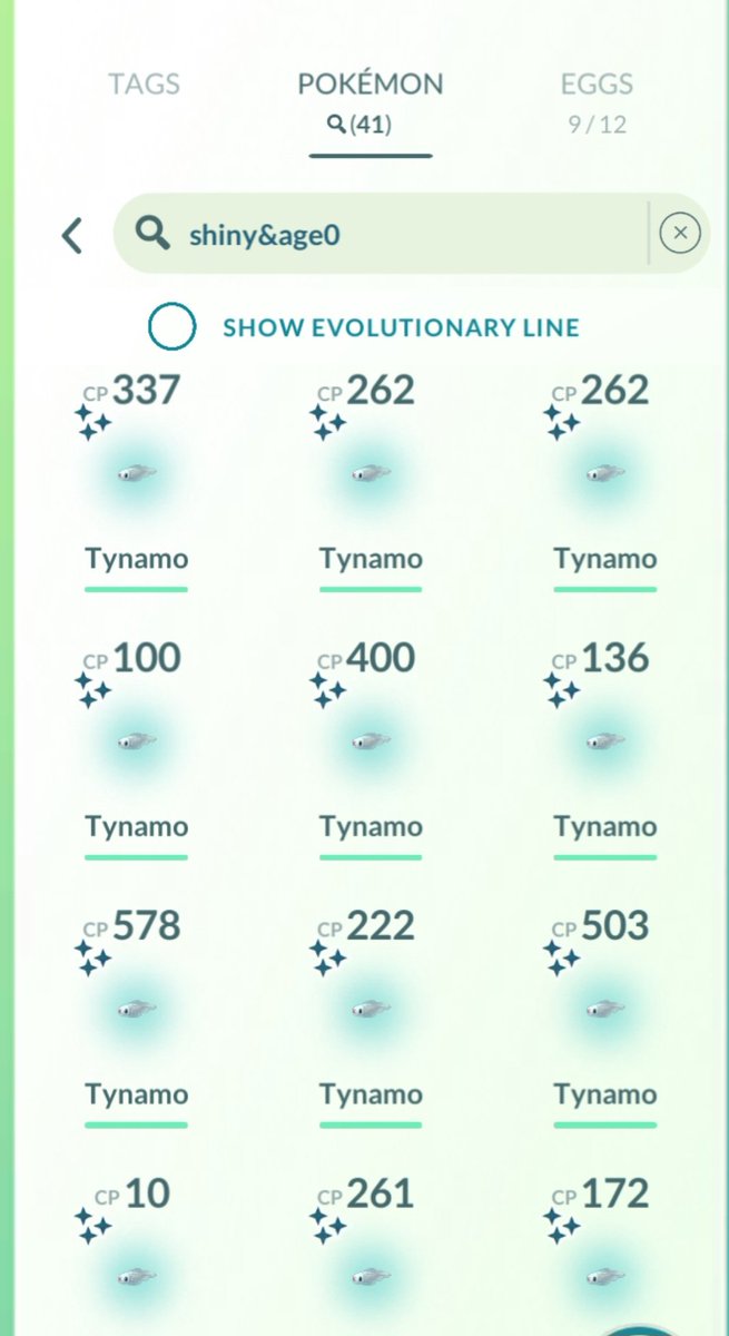 lblancelot's tweet photo. #TynamoCommunityDay This is me trying to see if it's shiny... 😑🙄 Anyway...
41 - Shinies ✨✨✨
#Shiny #ShinyPokemon #PokemonGO #PokemonGOApp #CommunityDay #ComDay https://t.co/SrlOU4a6NG