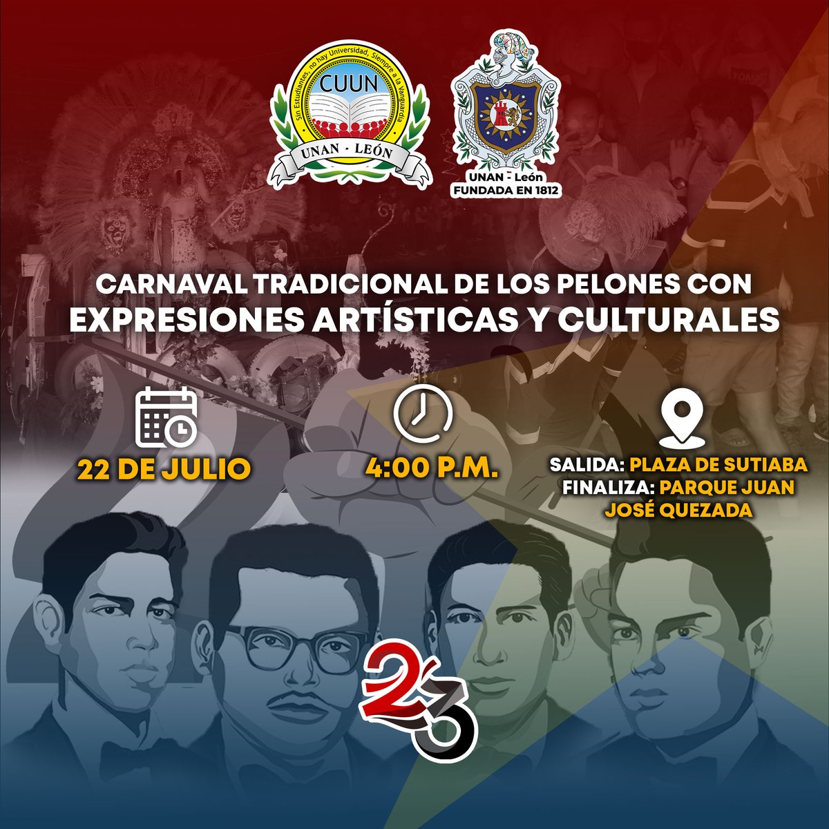 Jornada Universitaria "Siempre será 19, siempre será 23"
#4519LapatriaLaRevolución