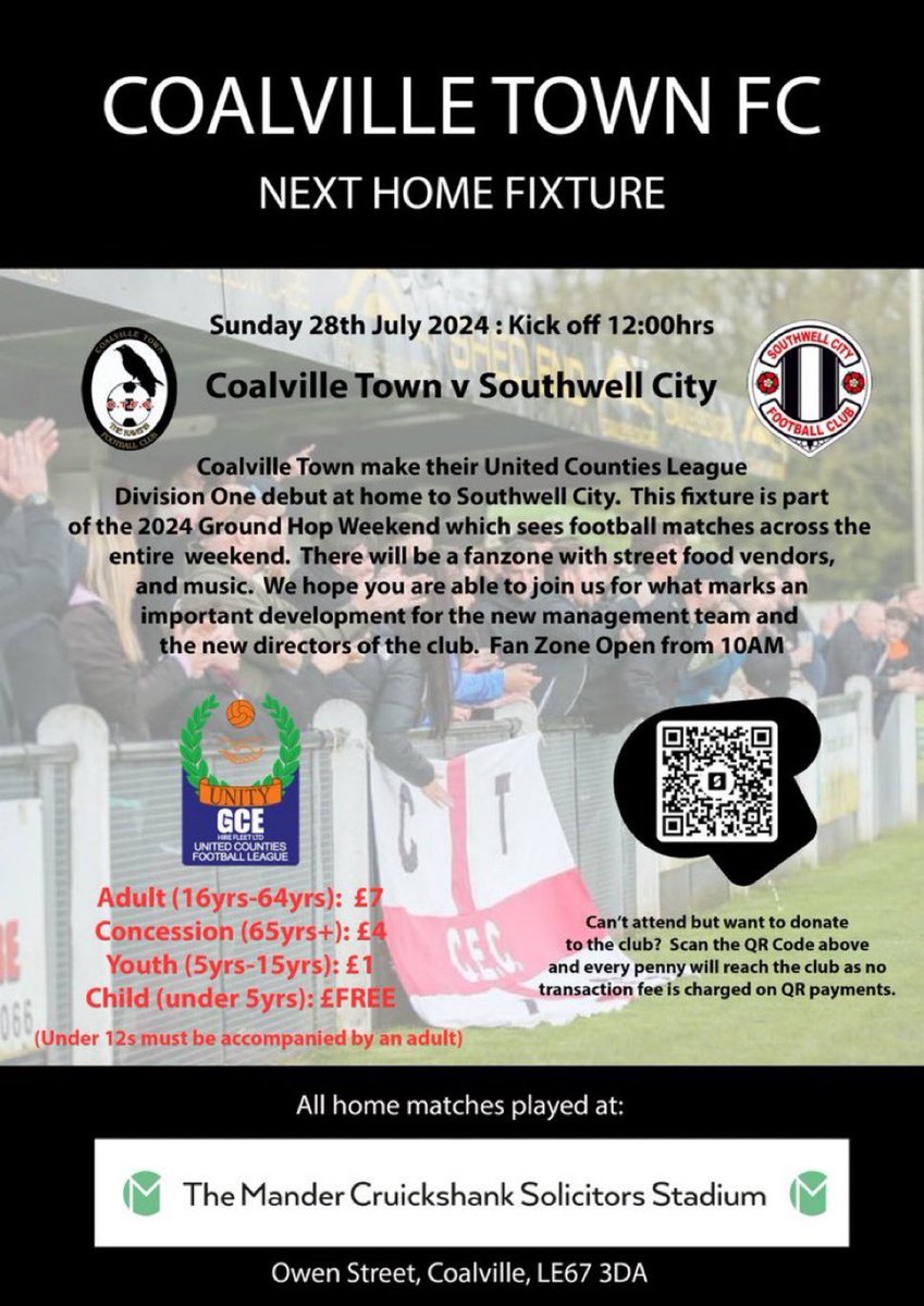 Coalville Town Youth FC tweet media