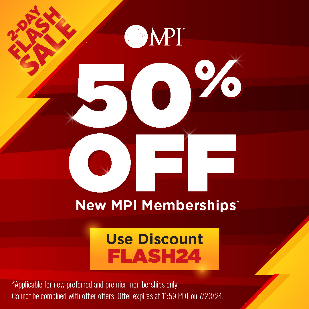 ¡Oferta flash! 
➡️Hoy y mañana (22 y 23 de julio) tenemos una oferta especial para ser socio Preferred o Premier en MPI. Y si ya eres socio, recuerda que traer un nuevo miembro te permitirá obtener un descuento en tu próxima renovación. 😉

Más info en mpi.org/membership/join