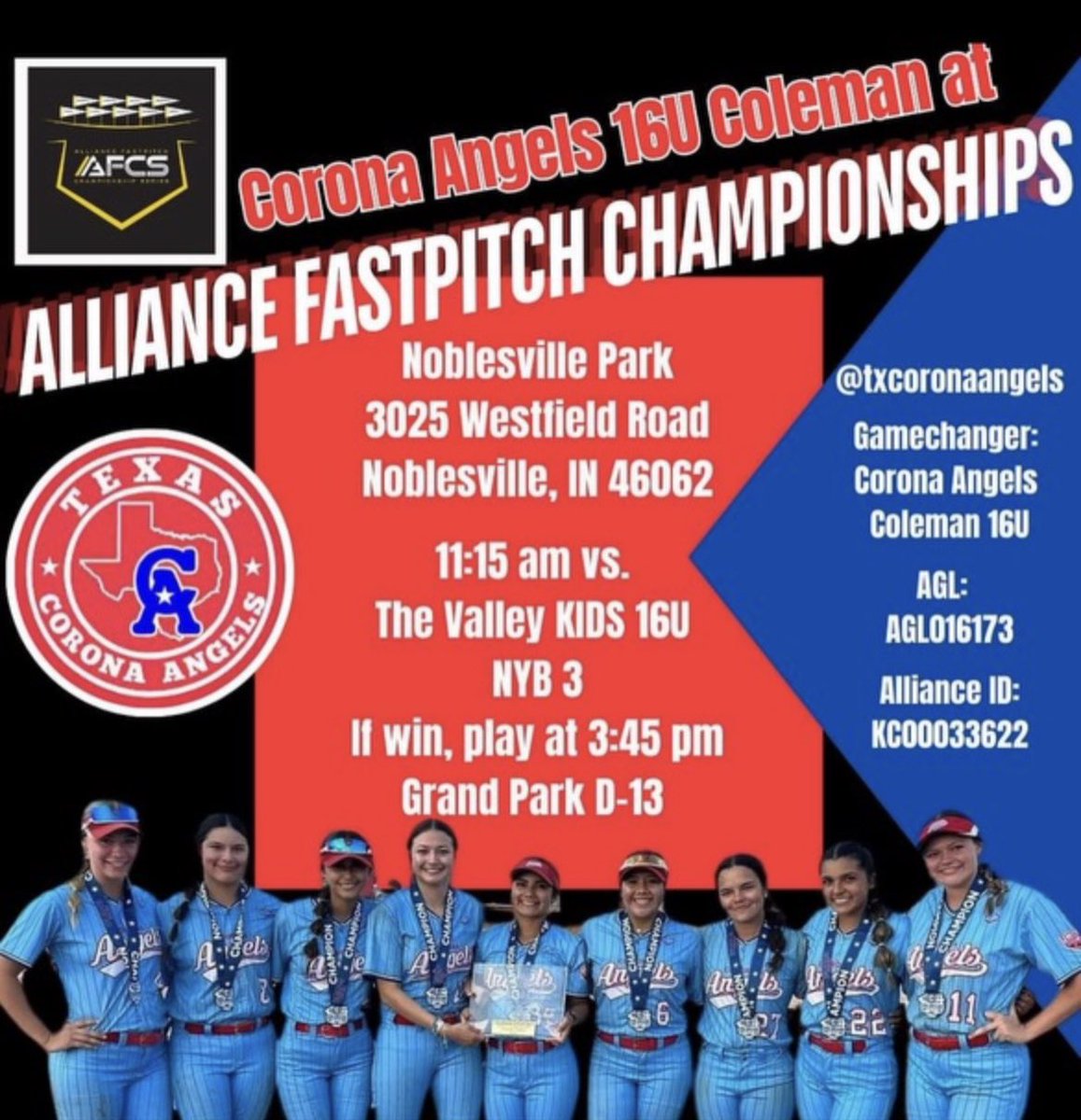 Last tournament of the summer out in Indiana for the Alliance Championships! ❤️💙