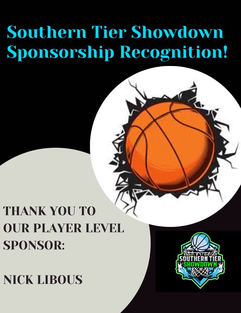 We have a new player level sponsor in the house! Thanks to Nick Libous for his contribution and support of our tournament!