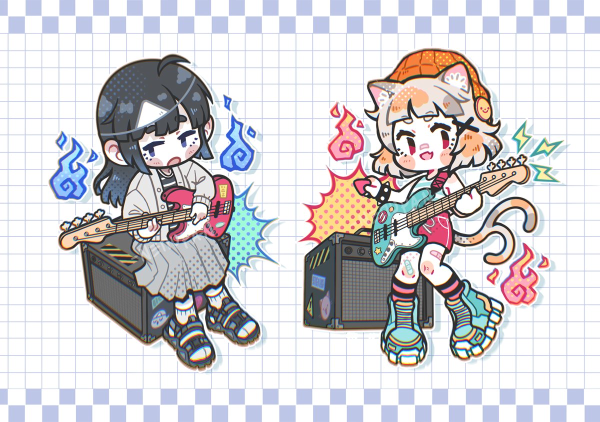 nemupanart's tweet photo. The band's back together 👹 https://t.co/9DTUcZS8L8