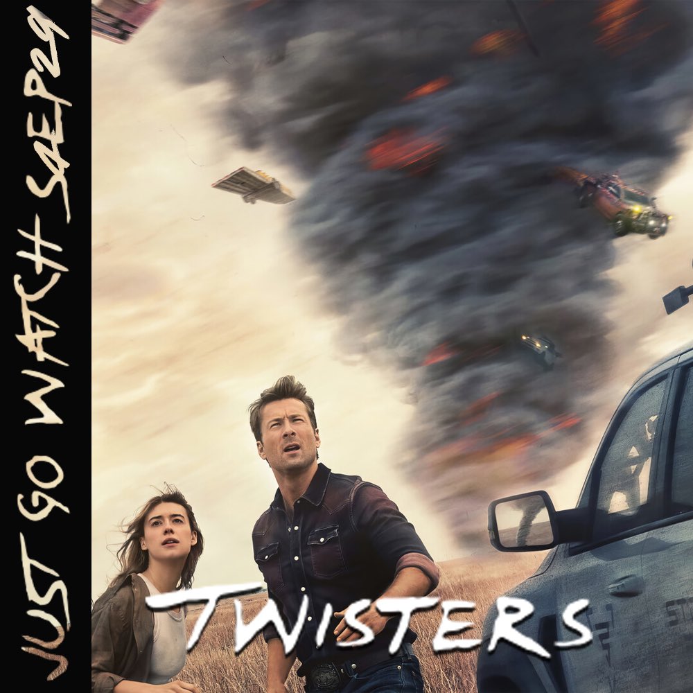 NEW TING💯 Deej and MP are back to review #Twisters🌪️ all whilst abusing Hatchy and wondering how many men got lucky after their wives watched Glen Powell for 2 hours 😂 

#podnation #podcast #moviepod #Film 

pod.link/1573655061/epi…