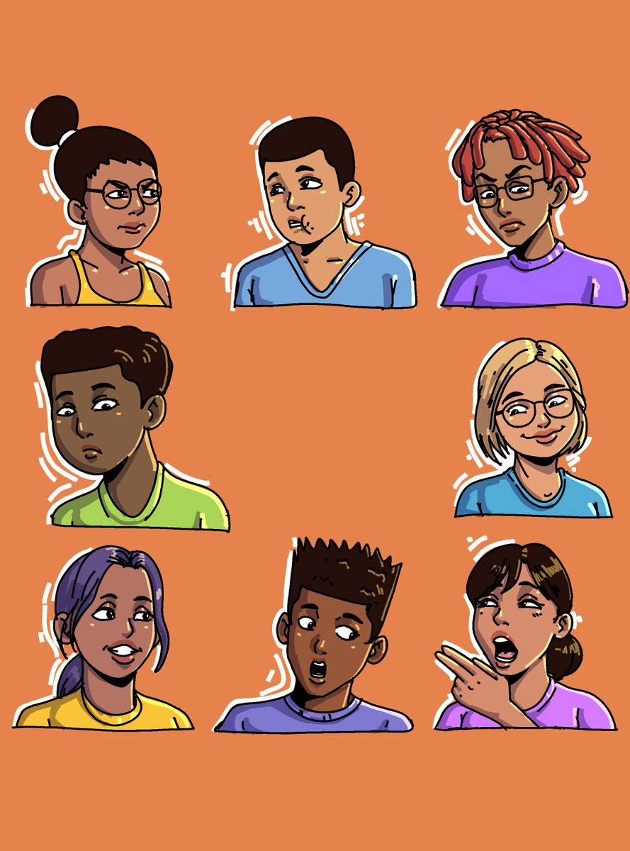 elijah695's tweet photo. Character drawing "The Conversation"
#illustration #digitalart https://t.co/Gbsnwd4Fca