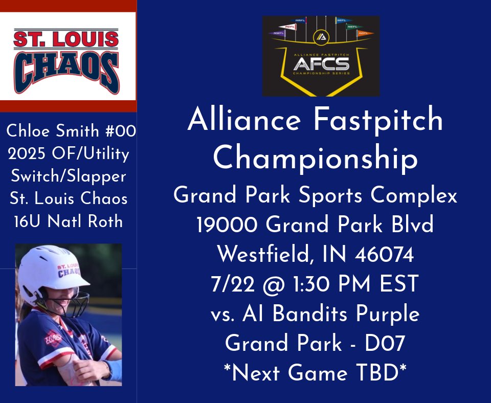 chloeasmith2025's tweet photo. @coachferrell15 We would love to see you there! https://t.co/383eq7EQIb