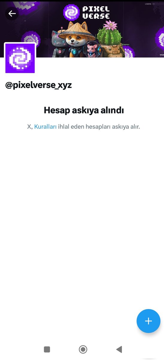 Kriptoakd_tr's tweet image. Pixelverse x hesabı askıya alındı. 😊

Topluluk artık nasıl şikayet etmişse 💪

#PIXFI #PIXFIlistBitget #dailycombo #Dailycipher