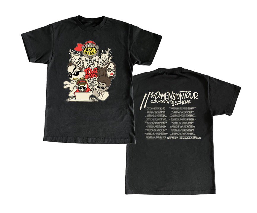 DJSCHEME_'s tweet photo. TOUR TEE 😱
RT this for a chance to win a free ticket to your city + a FREE tee 🙂‍↔️!!! https://t.co/gsxjIF21U6