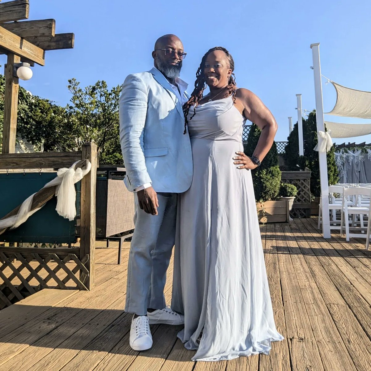 sailorxtasy's tweet image. Me and @Superman8069 We just look sooooooo good. #BlackCouple #WeddingVibes #WeCute