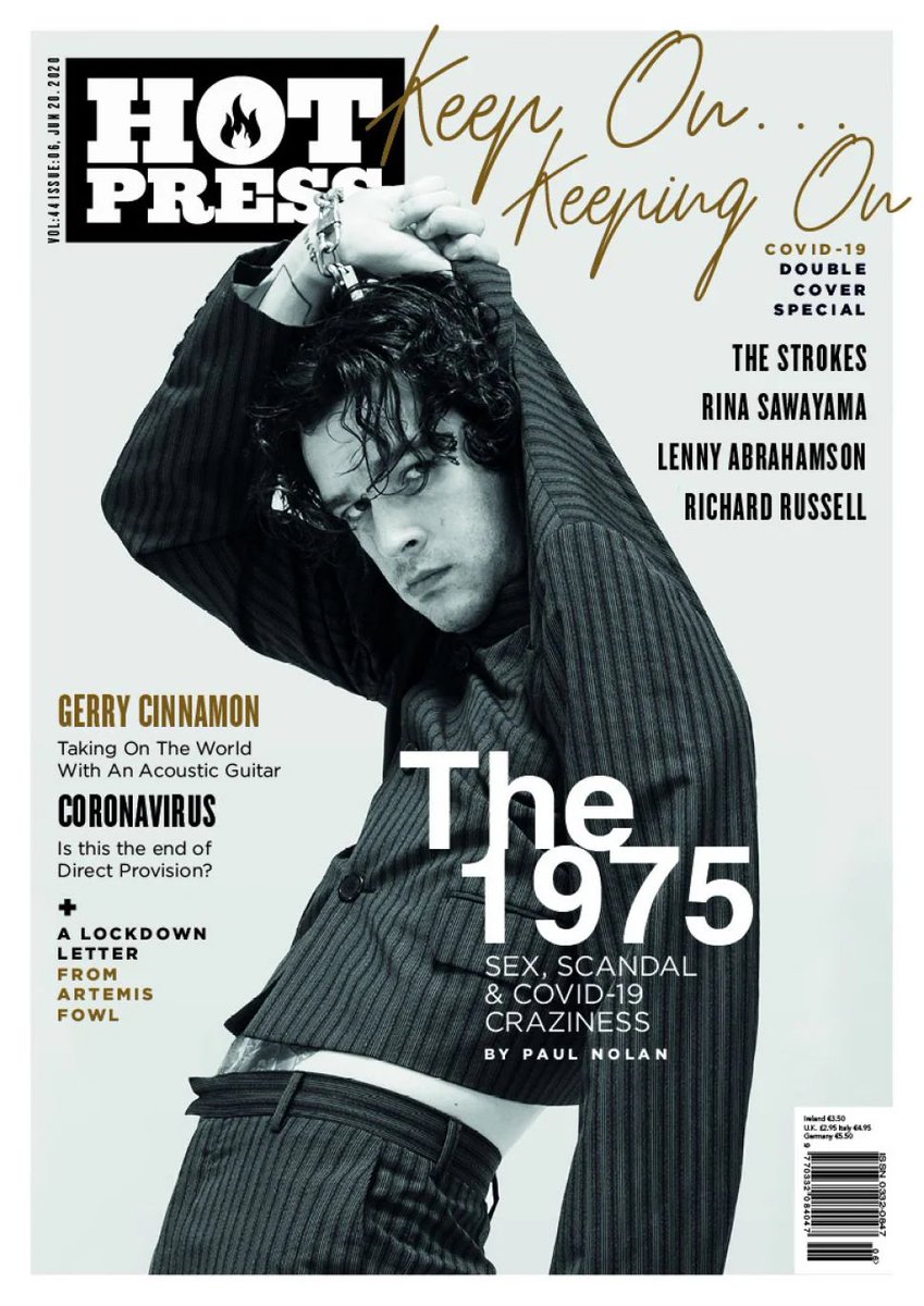 1989healy's tweet photo. He ate these magazine covers up https://t.co/RG940wM9KP