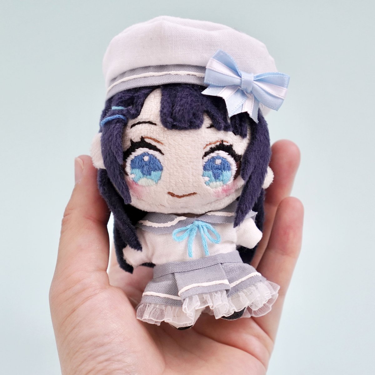 「「推しぬい」作りに初挑戦しましたʚɞ #今羽にこ」|もじゃクッキーのイラスト