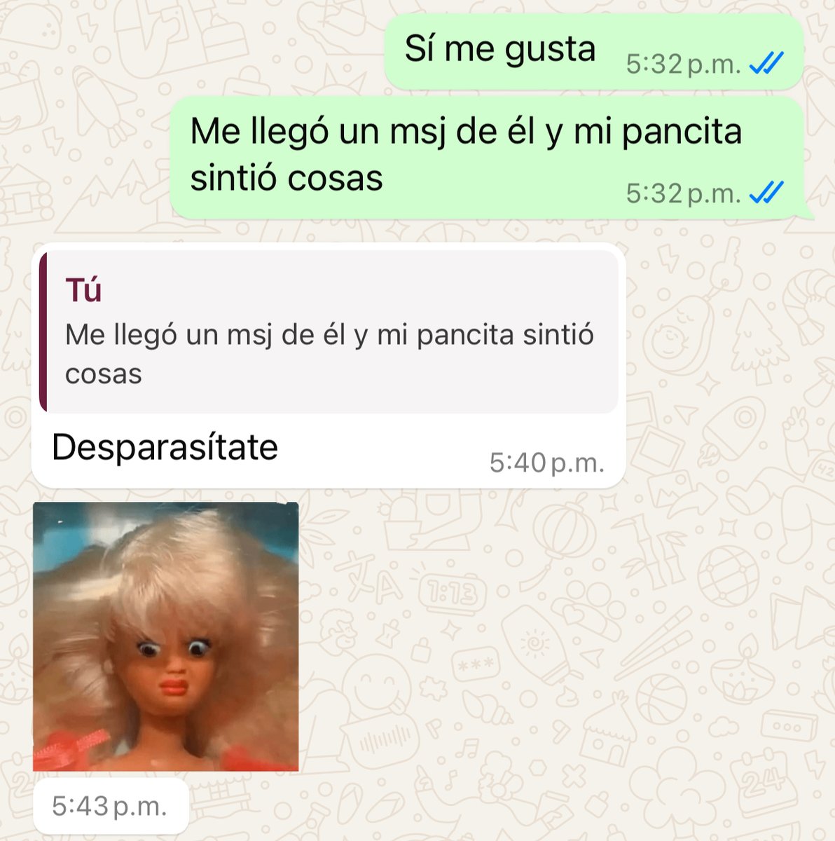 Y uno creyendo en que es amor 🤡