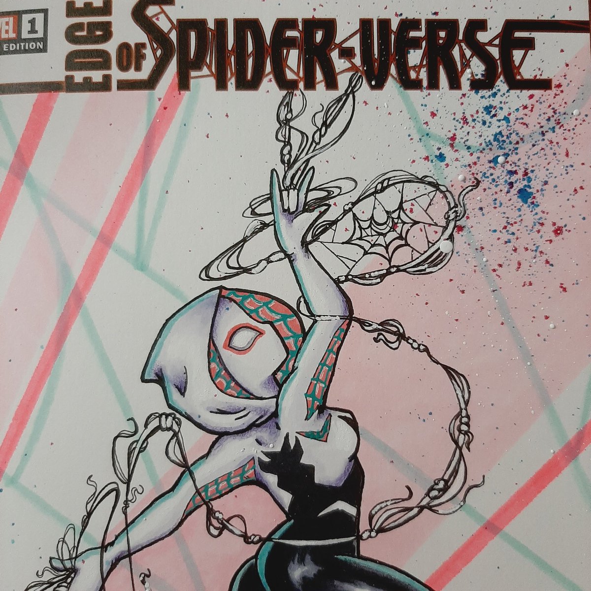 NeoMoonArt's tweet photo. Spider Gwen Sketch cover 🕸 💗

This is the 3rd sketch cover I've done and I really like how it turned out! I gotta go find more blanks!

♡ Available for purchase. DM if interested ♡ https://t.co/R2x7kKVQkM