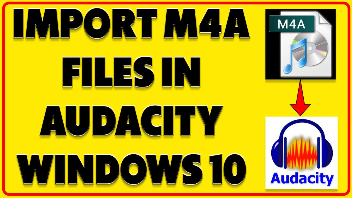 GhulamS32735742's tweet photo. How To Import M4A Files In Audacity in Windows 10
https://t.co/Uy5DwoUxyV
#AudacityTutorials #AudacityTips #M4AImporting #M4AEditing #AudioEditingMadeEasy #AudioEditing101 #Windows10Tutorial #Windows10Hacks #TechTricks #Windows10Audio https://t.co/IQqteEX6UJ