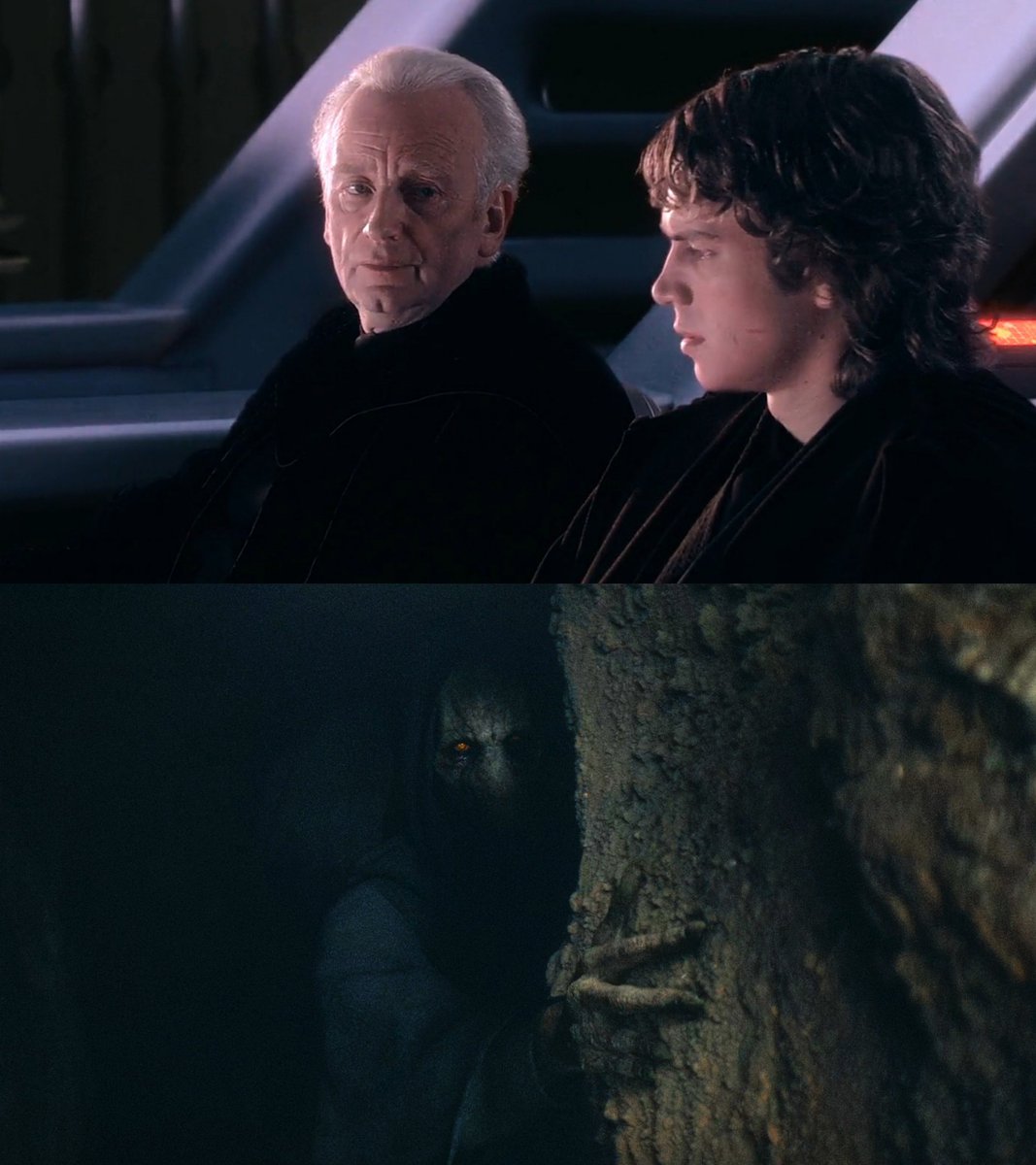 «Dime, ¿has oído hablar de la tragedia de Darth Plagueis el Sabio?» 👀

— Palpatine, 'La venganza de los sith'.
