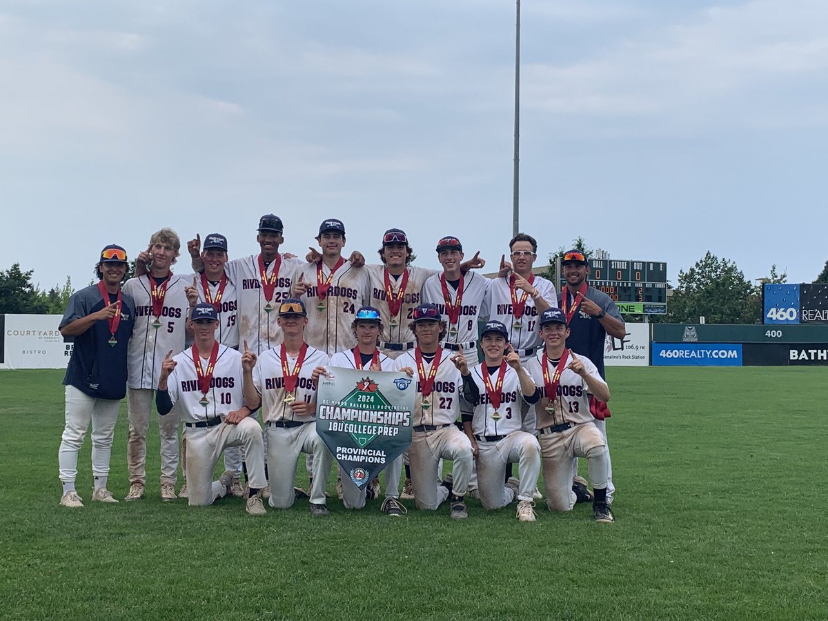 theKMBA's tweet photo. Provincial Champions. 18U CP Riverdogs win it all https://t.co/BTS8ZCbIq4