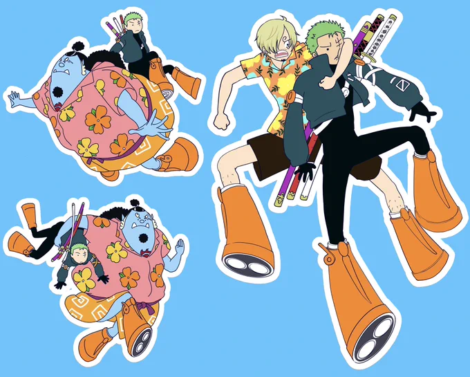 はこばれゾロくんつかまれゾロくん シールプリントできます ファミマ/ローソン 番号:39UB6TBDDM 画像プリント シール紙 L判 フチなし(7/29 14:00頃まで有効) もしもよろしければ #夜明けの新次海