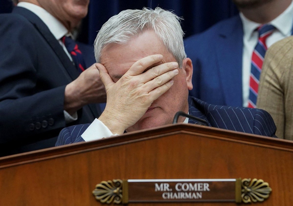 acnewsitics's tweet photo. James Comer: So we can't talk about Hunter anymore? https://t.co/GnF83KePYl