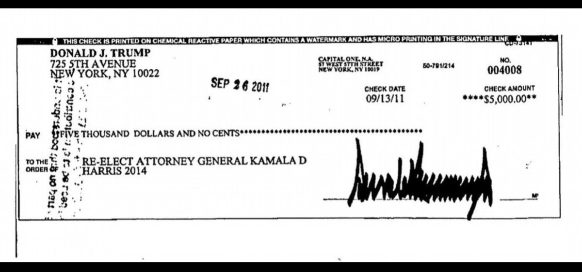 LisaDJBN's tweet image. Trump donated to her reelection in 2011 - are you saying he has bad judgement?