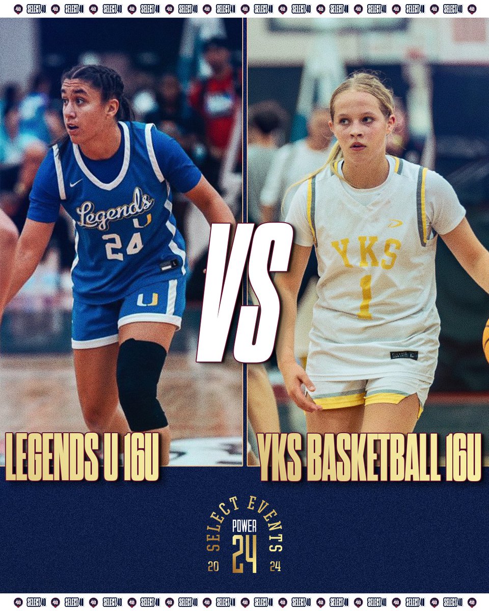 Select Events Basketball (@selecteventsbb) on Twitter photo The 16U Power 24 Finals are SET 🔥
@yksbasketball and <a href="/Legends_Bball/">Legends U Basketball</a> will battle to be the first ever P24 champion 💫 The 16U Power 24 Finals are SET 🔥
@yksbasketball and <a href="/Legends_Bball/">Legends U Basketball</a> will battle to be the first ever P24 champion 💫