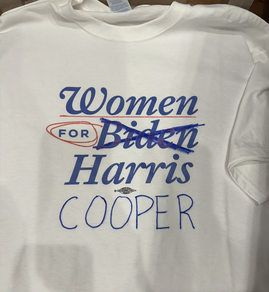 Fixed the shirt!  <a href="/NC_Governor/">Governor Josh Stein</a> <a href="/KamalaHarris/">Kamala Harris</a> #ncpol #ncdems