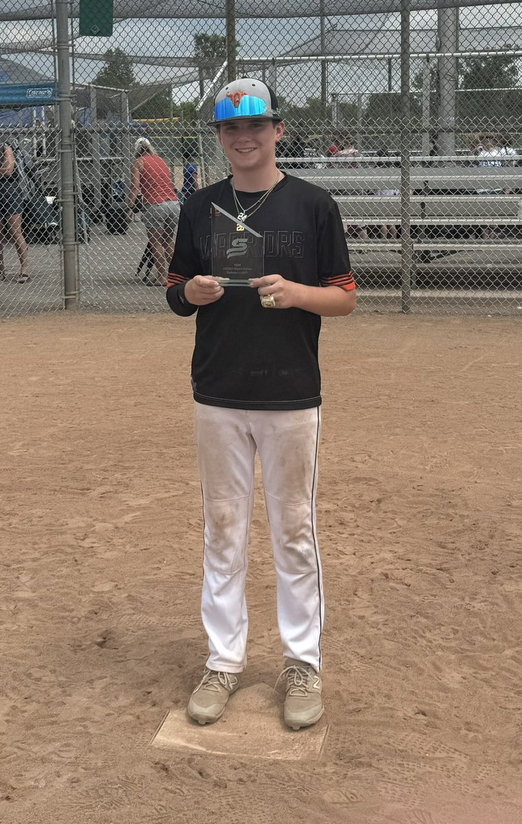 Congrats @nate_dawg2442 . USSSA World Series Champ and defensive MVP for your pitching and overall defense…keep up the hard work! Looking forward to your first year of high school ball! <a href="/UDJBaseball/">U of D Jesuit Baseball</a> <a href="/origin_ath/">Origin Athletics</a> <a href="/DylanPutnam5/">Dylan Putnam</a>