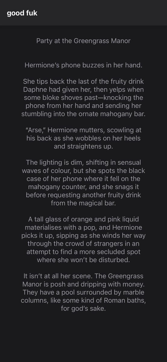 catmintandthyme's tweet image. Party at the Greengrass Manor

Dramione texting socmed drabble / post war / unknown number / flirting