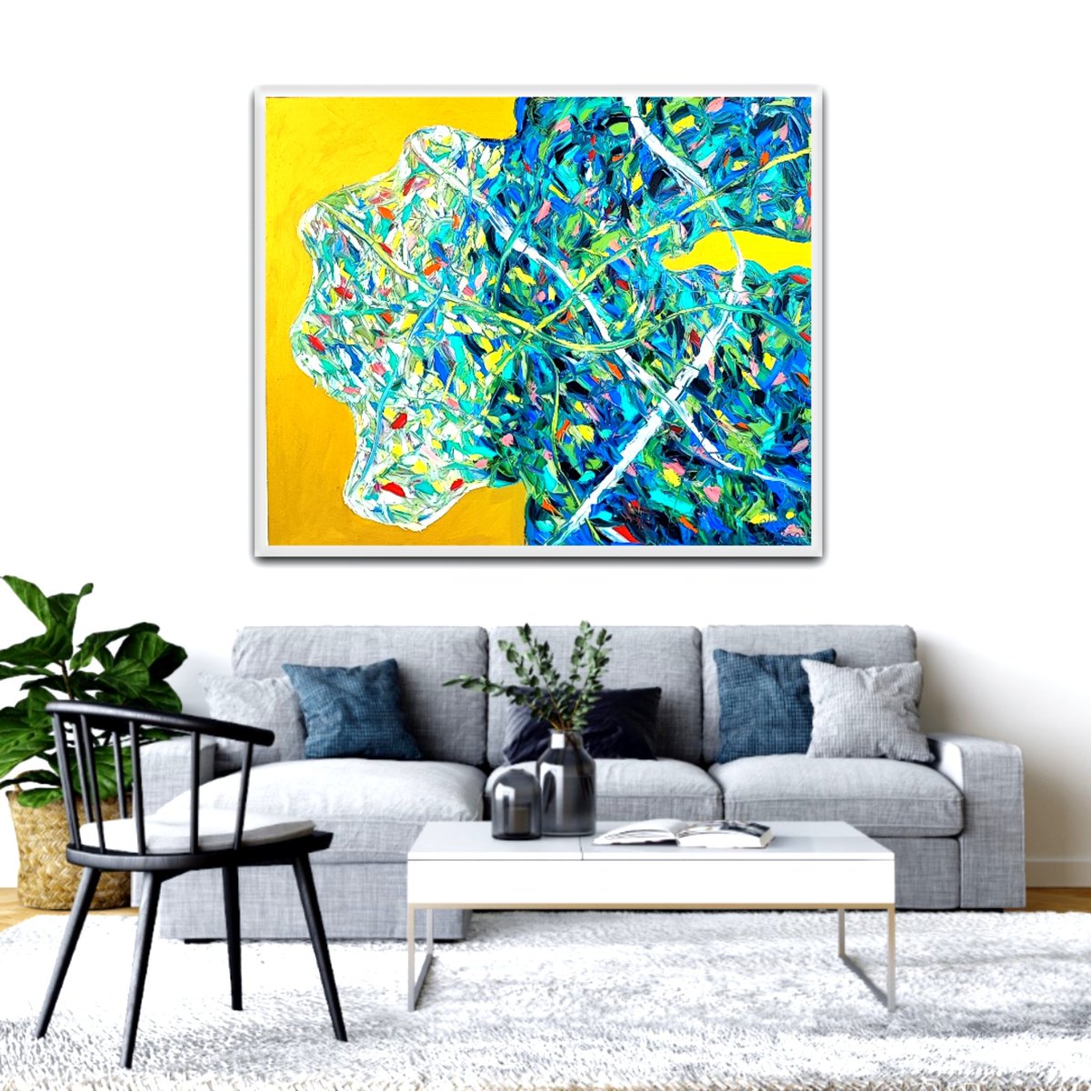 DWN_DONG's tweet photo. Artist Worapol Nuanla-ong.                   Size 195x235 cm.                                                                                                                                                         #Artcollector #artforsale  #artdecoration  #ArtMuseum https://t.co/x8n3mz3pqf