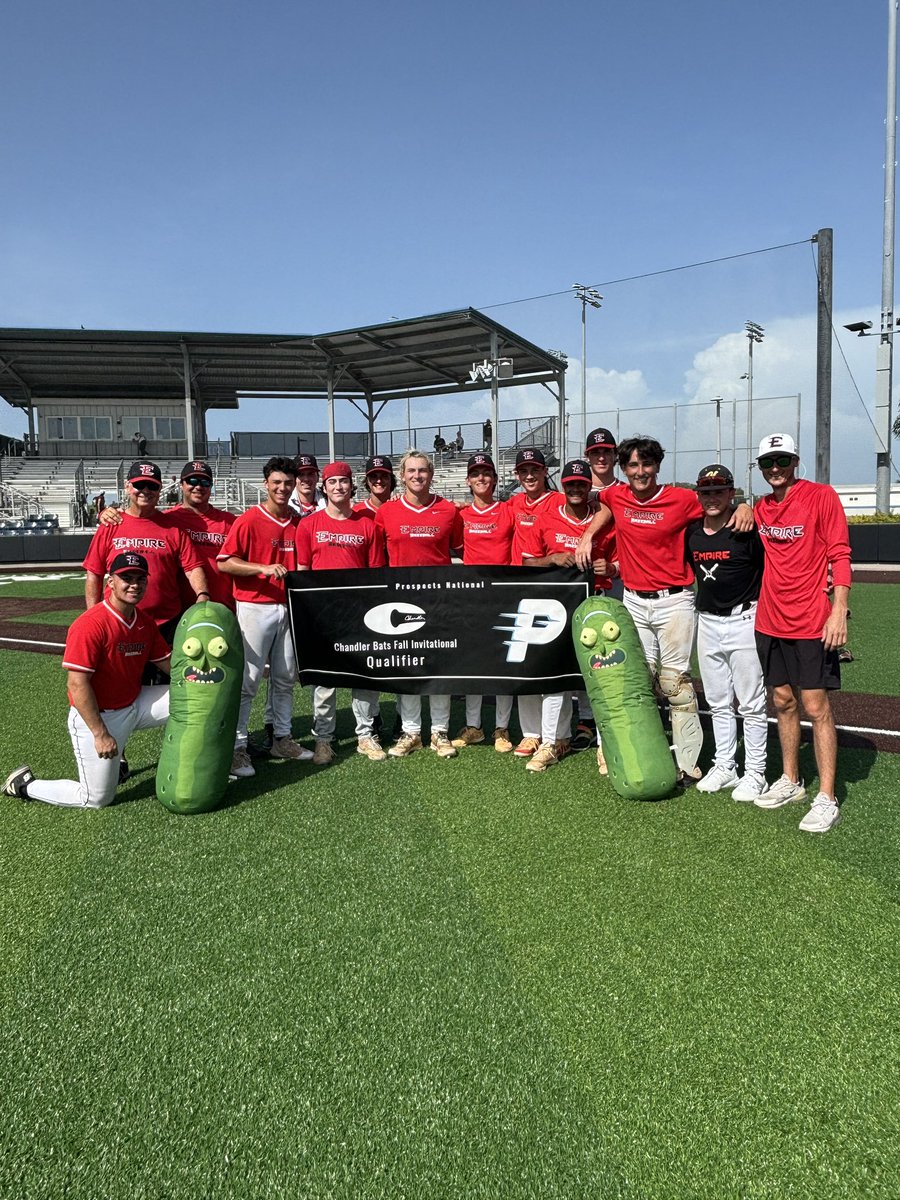 ProspectsNat's tweet photo. Congrats to our 17/18u Southeast Qualifier champions the Empire Baseball 18u! https://t.co/bw6UJiJOl5