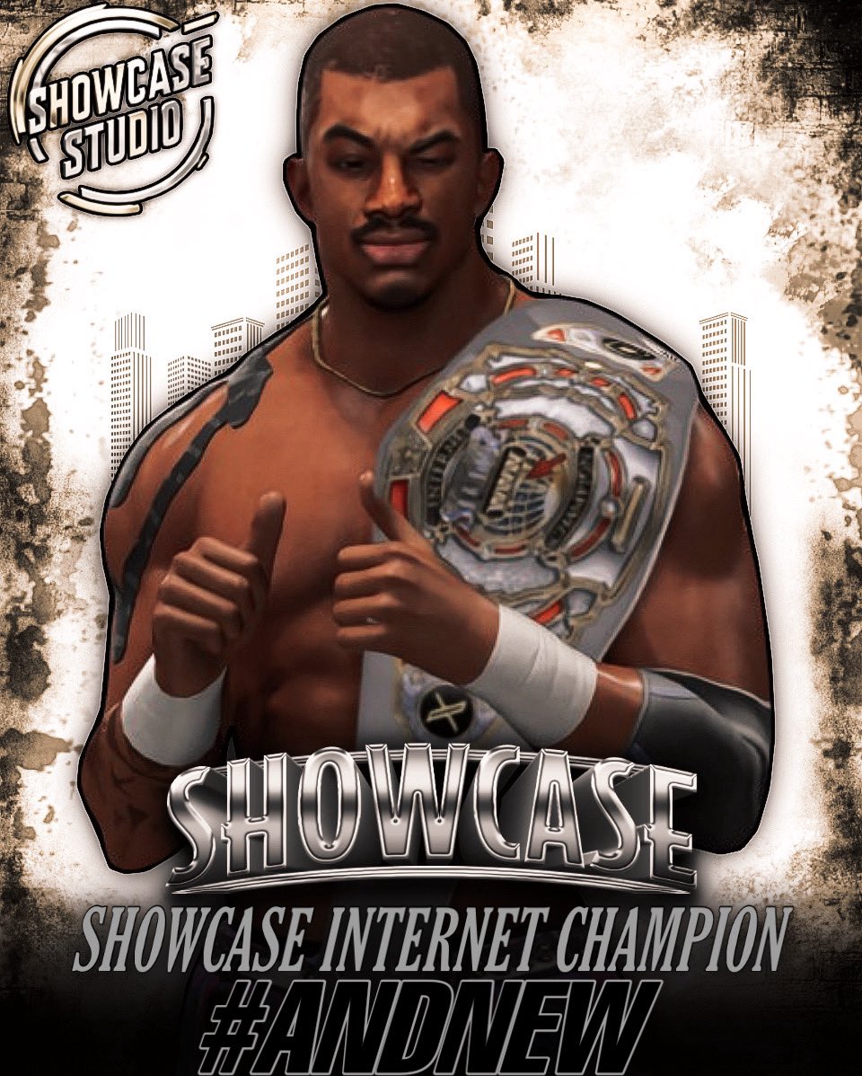 NEW CHAMPIONS!!
•
TJ Lee Is The New Showcase Internet Champion!
•
David Rude Is The New Showcase World Champion!
•
Evil Twins Are The New Showcase Tag Team Champions!