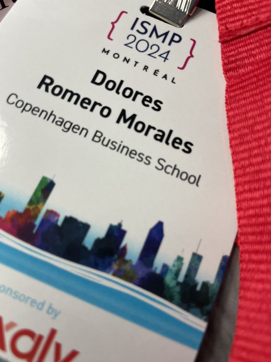 DoloresRomeroM's tweet image. All set for tomorrow ! Montreal has given us a sunny welcome, and we are ready for a week of wonderful talks on #mathopt !