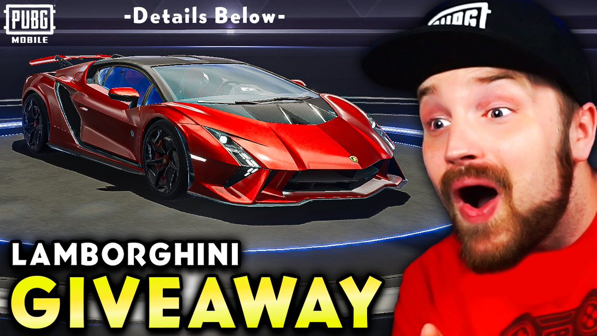 DabPlayss's tweet photo. ❗️Lamborghini Giveaway on PUBG MOBILE❗️

Enter Here: https://t.co/D0FO5S7Kxn

Bonus
✅ Follow Me (otherwise you can't win)
✅ Follow @PUBGMOBILE
✅ Repost + Like
✅ Comment "I Love #PUBGMOBILE" 

(Picking One Winner on 7/28/2024 @ 10pm PT)
#PUBGMVIP #PUBGM #BGMI #PUBG_MOBILE 
(Not Sponsored)