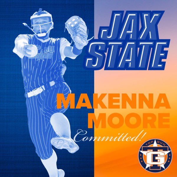 Congratulations to <a href="/Kennamoore2025/">Kenna moore</a> on her commitment to <a href="/JaxStateSB/">Jax State Softball</a> !

#TGF #SpeedPlusSpin

<a href="/topgunfastpitch/">Top Gun Fastpitch</a> <a href="/BTurner_75/">Bob Turner</a> <a href="/DrRandiDavis/">Randi Davis Shanks</a> <a href="/ExtraInningSB/">EXTRA INNING SOFTBALL</a> <a href="/SoftbalAmerica/">Softball America</a> <a href="/tagupSoftball/">tagup</a> <a href="/winfastpitch/">WINfastpitch</a>