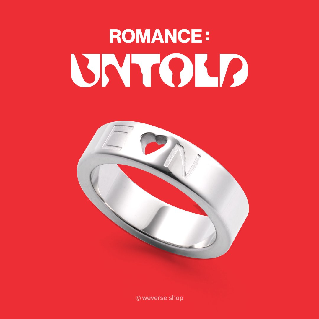 weverseshop's tweet photo. 🔊#ENHYPEN 
『ROMANCE : UNTOLD』商品（事前生産分）予約販売のご案内   

ENHYPENのメンバーがデザインに参加した商品を 
#weverseshop でお見逃しなく💖  

🗓️予約受付期間 : 7月22日(月) 午前11時 ~ 品切れまで 
🛒weverse shop : https://t.co/CanC7AQgvH https://t.co/ofF0zaqS3j