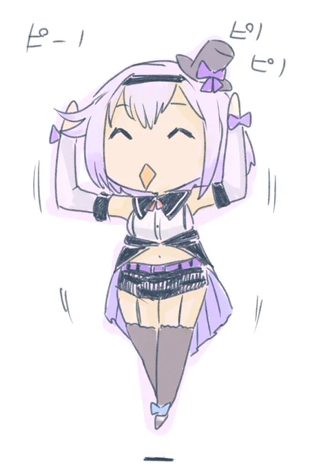 解像度の低いピノ様   #ピノの自由帳