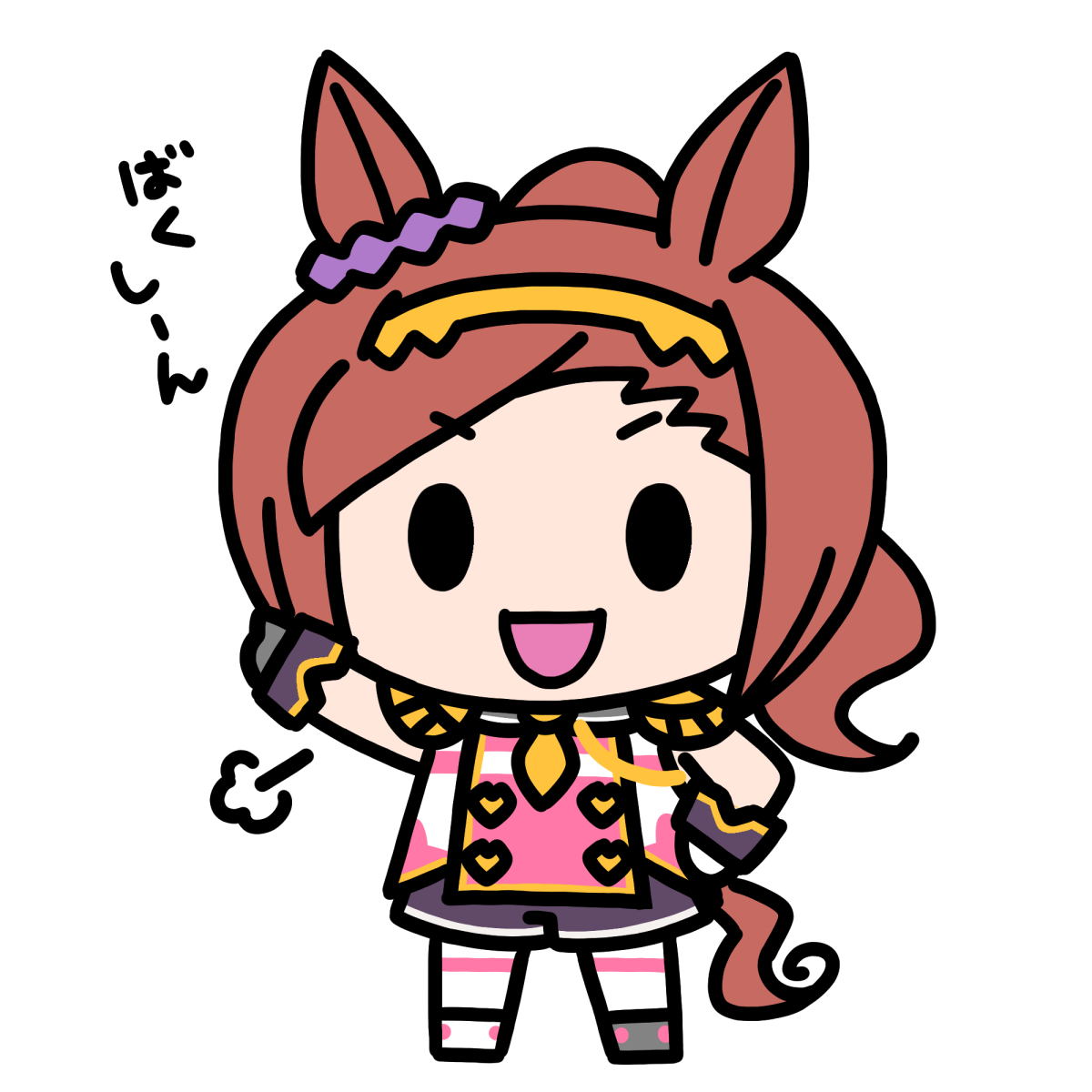 ツインターボ(ウマ娘) 「」|たかのあつのりのイラスト