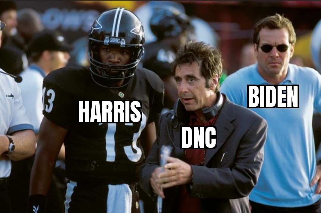 It's Kamala time.

Put her in coach let's see what she can do?

#AnyGivenSunday
#Vote
#KamalaHarris2024
#WillieBeamen