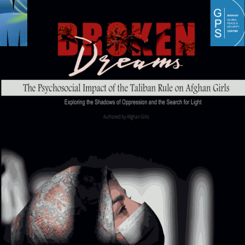 Monash GPS (@gpsmonash) on Twitter photo We are thrilled to announce the release of Broken Dreams: The Psychosocial Impact of the Taliban Rule on Afghan Girls led by GPS member <a href="/Parisasekandari/">Parisa Sekandari</a>.
Join us in supporting Afghan girls and women. Read their powerful stories here.
monash.edu/arts/global-pe… We are thrilled to announce the release of Broken Dreams: The Psychosocial Impact of the Taliban Rule on Afghan Girls led by GPS member <a href="/Parisasekandari/">Parisa Sekandari</a>.
Join us in supporting Afghan girls and women. Read their powerful stories here.
monash.edu/arts/global-pe…